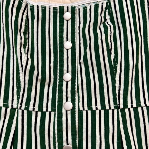 Urban Outfitters Green and White Striped women’s Dress - Picture 8 of 8